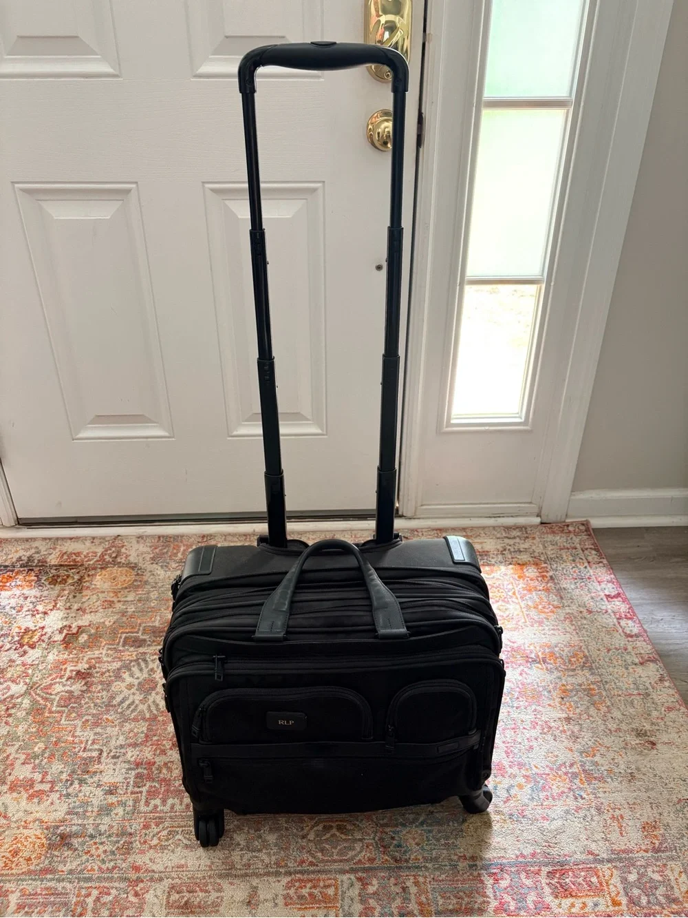 Tumi Black Rolling Briefcase